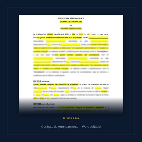 Contrato de Arrendamiento de Vivienda