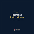 Pack de Promesa de Compraventa e Instrucciones Notariales en Word editable
