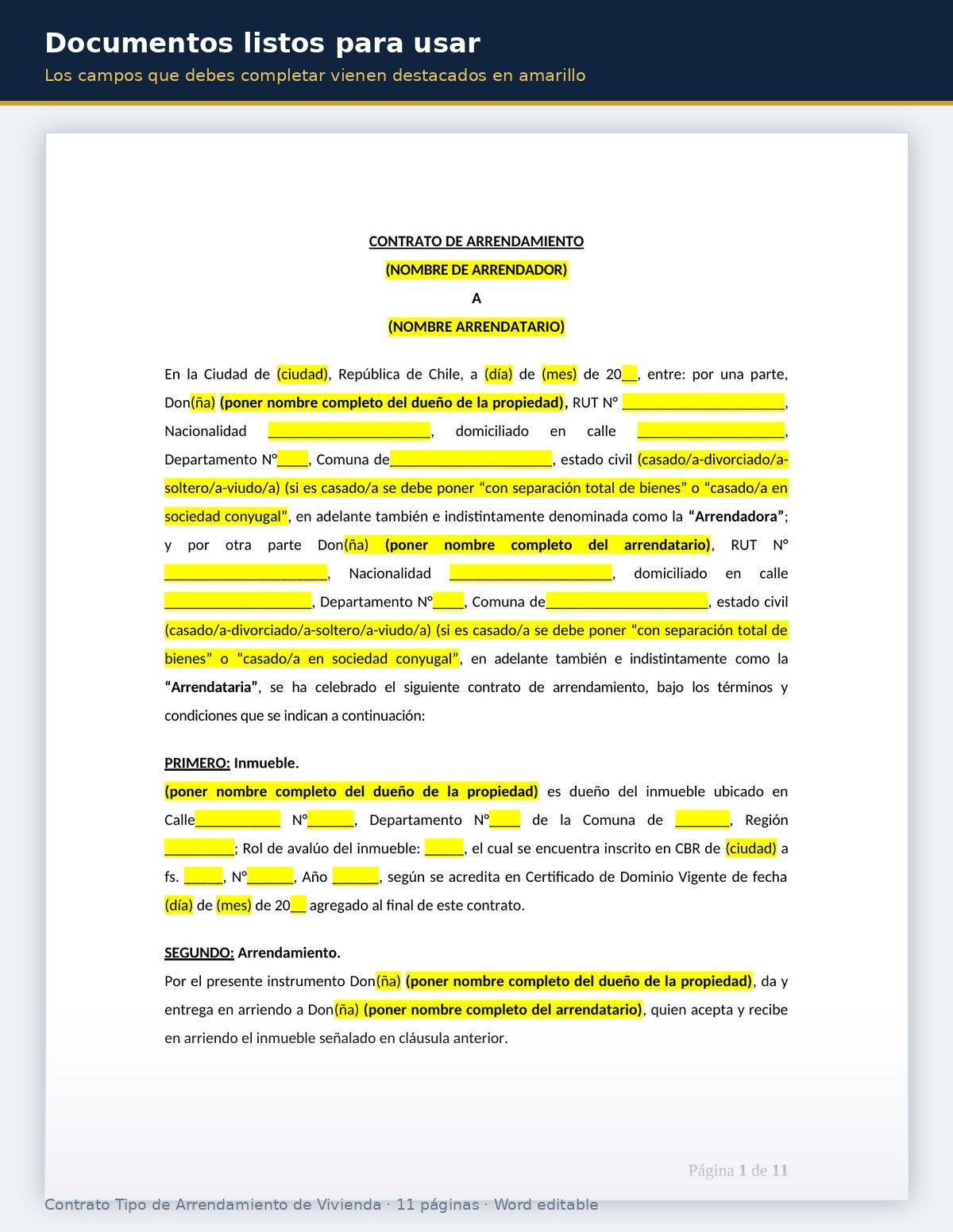 Kit Completo de Corretaje de Propiedades en Chile – 21 Documentos Listos para Usar